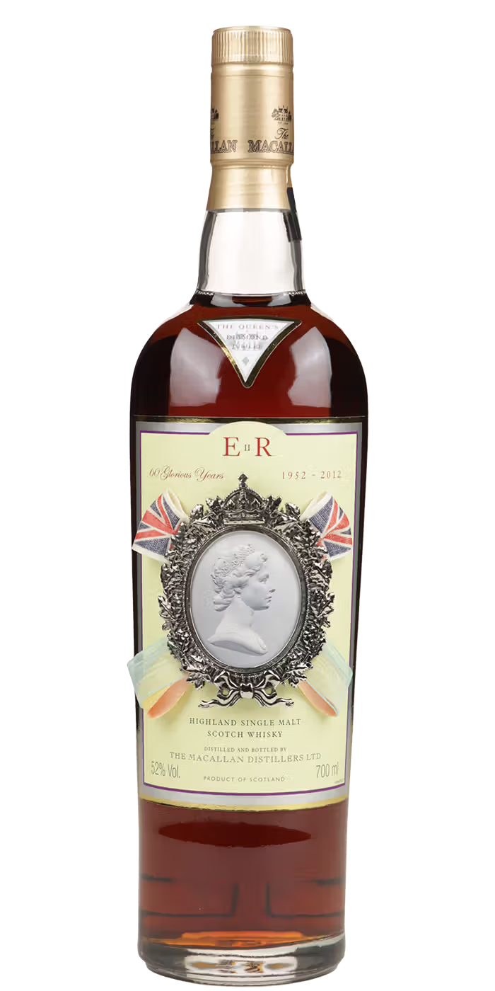 Macallan Diamond Jubilee of coronation Elizabeth II