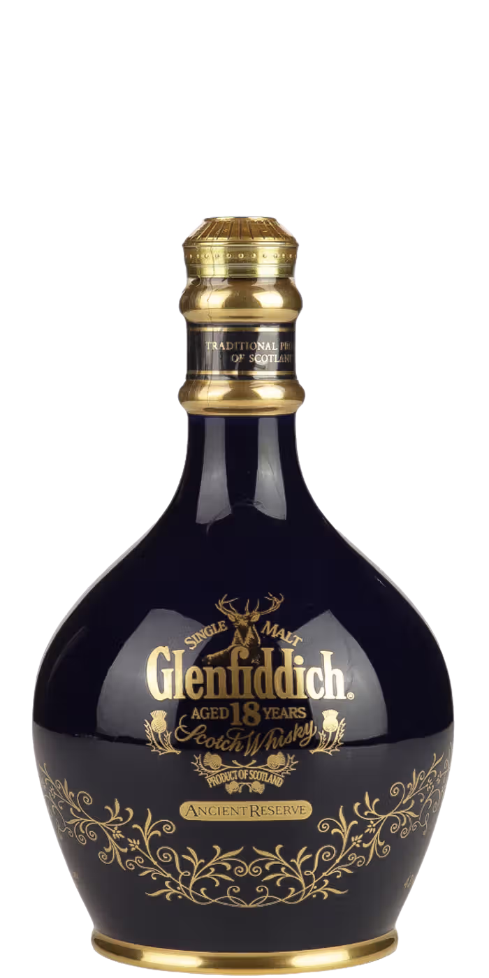 Glenfiddich 18 Blue decanter